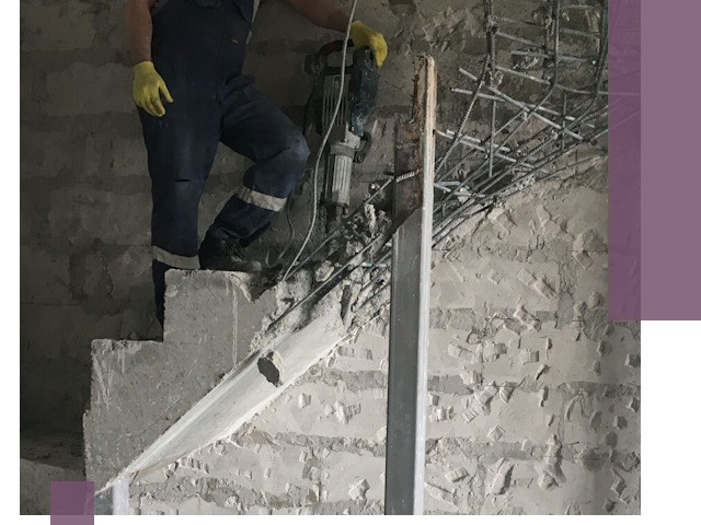 Демонтаж металлических и бетонных лестниц в Нижнем Тагиле