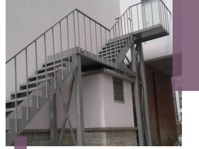 Монтаж пожарных лестниц под ключ в Нижнем Тагиле с гарантией качества