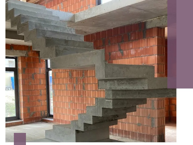 Изготовление бетонных лестниц под ключ в Нижнем Тагиле