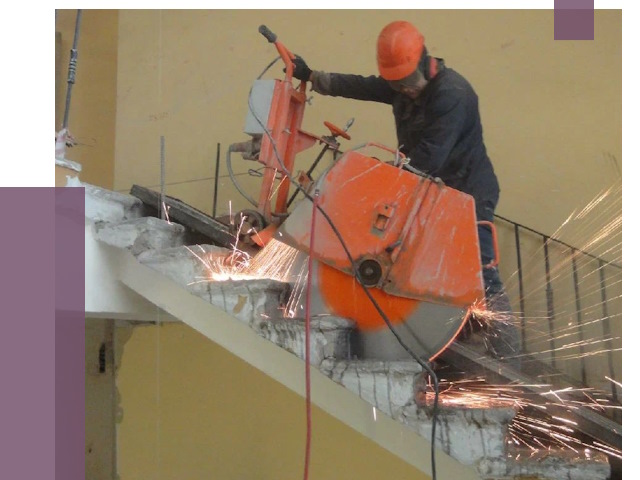 Демонтаж бетонных лестниц в Нижнем Тагиле от 4684 руб. за м2 | ПРОЛЁТ-Нжн