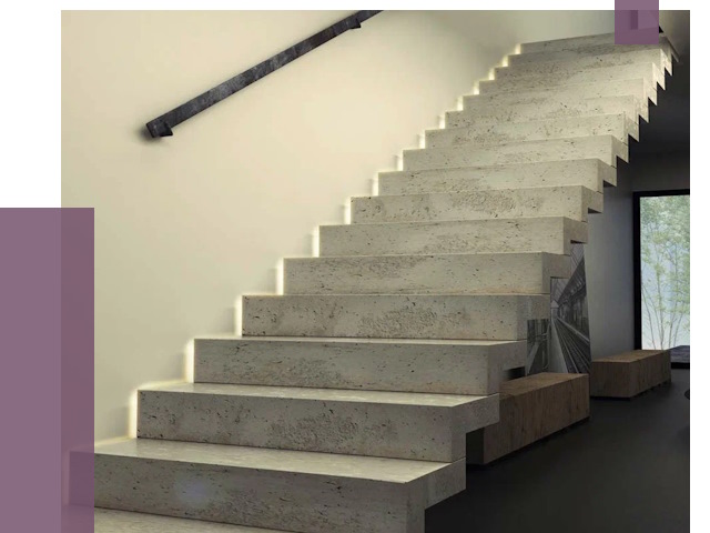 Облицовка бетонных лестниц в Нижнем Тагиле от 4684 руб/м2 