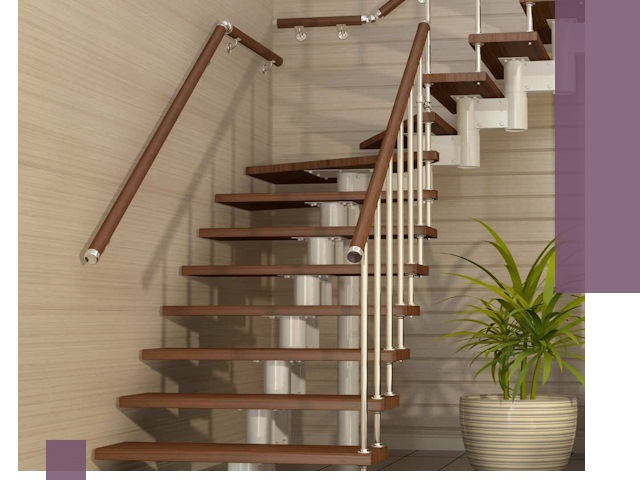 Изготовление модульных лестниц под ключ в Нижнем Тагиле