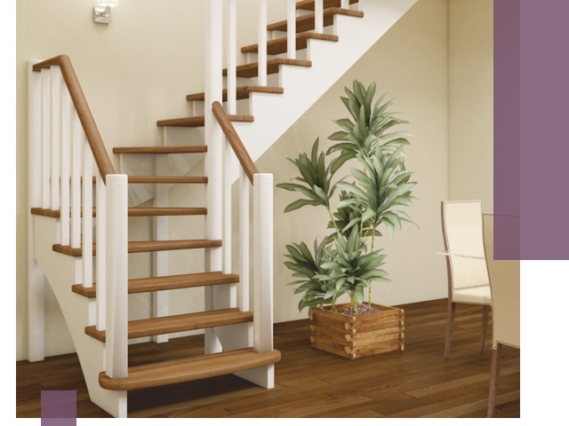 Г-образные лестницы под ключ в Нижнем Тагиле — изготовление и монтаж