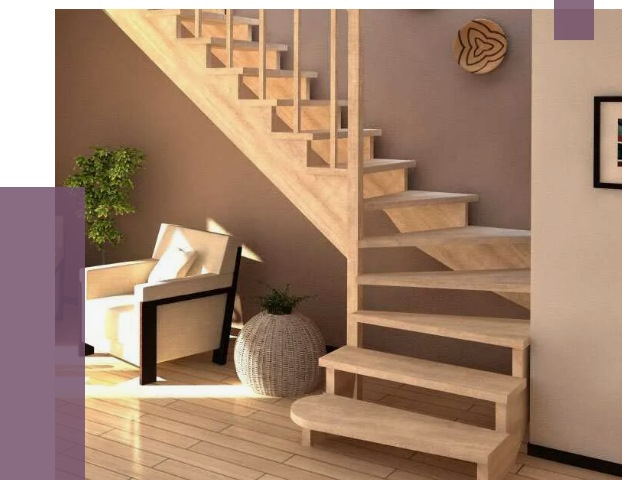 Изготовление Г-образных лестниц в Нижнем Тагиле от 19257 руб. 