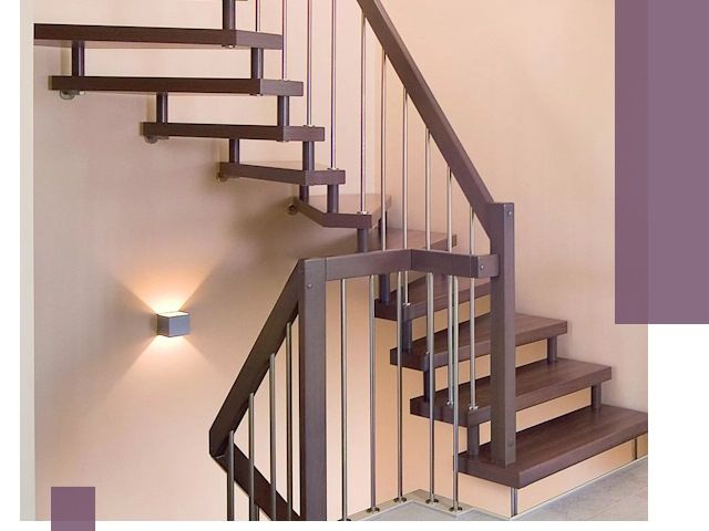 Изготовление лестниц на больцах в Нижнем Тагиле под ключ