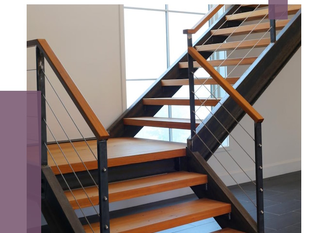 Изготовление лестниц на металлокаркасе в Нижнем Тагиле от 19257 руб. | ПРОЛЁТ-Нжн