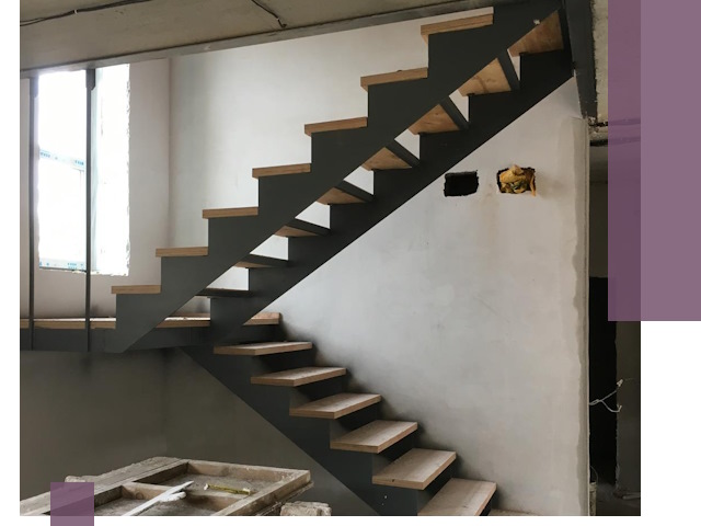 Изготовление лестниц на металлокаркасе в Нижнем Тагиле от производителя