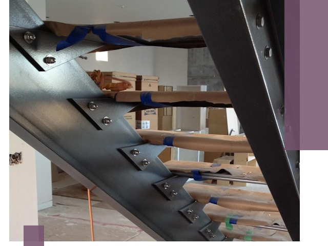 Усиление лестничных конструкций и усиление опор в Нижнем Тагиле