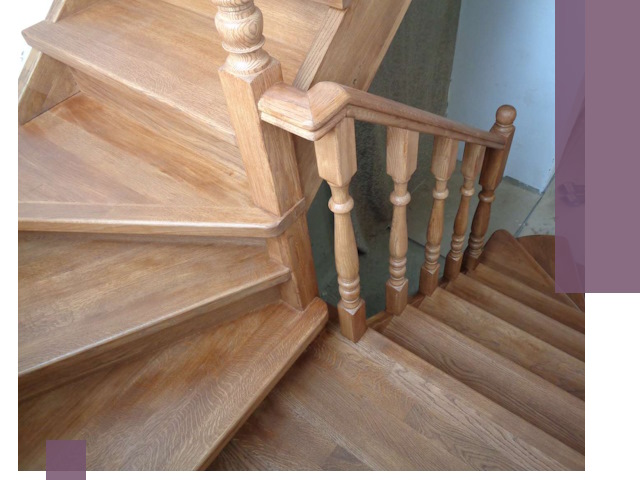 Дубовые лестницы под ключ в Нижнем Тагиле: изготовление и монтаж