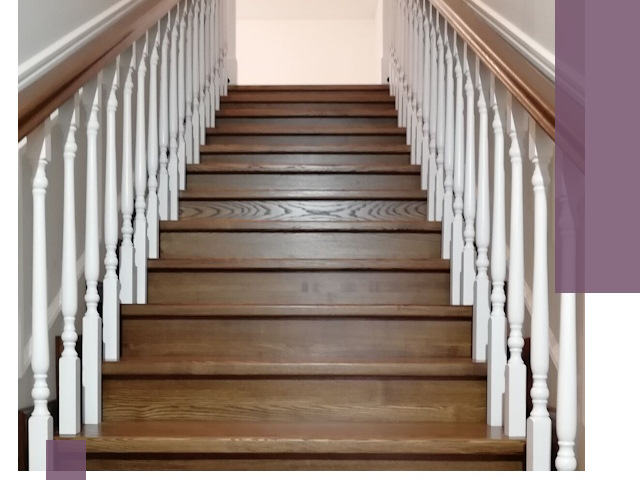 Лестницы из ясеня на заказ в Нижнем Тагиле — изготовление и монтаж