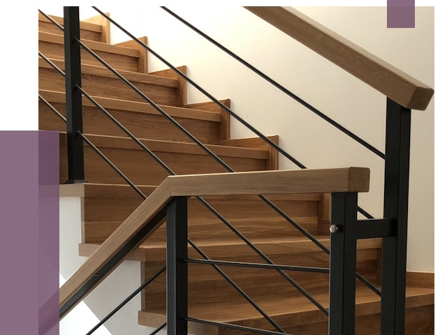 Обшивка металлической лестницы деревом в Нижнем Тагиле от 4424 руб. 