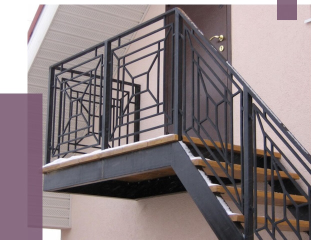 Металлические перила в Нижнем Тагиле от 4372 руб.  | ПРОЛЁТ-Нжн