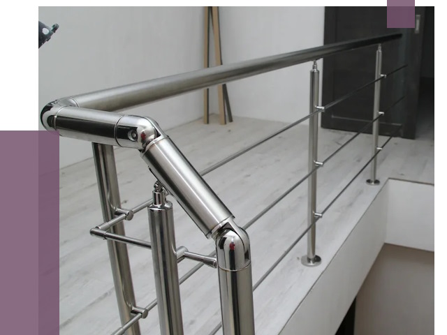 Перила из нержавеющей стали в Нижнем Тагиле от 9160 руб. под ключ | ПРОЛЁТ-Нжн