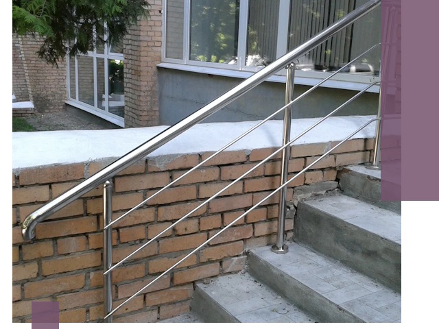 Перила из нержавеющей стали высокого качества в Нижнем Тагиле