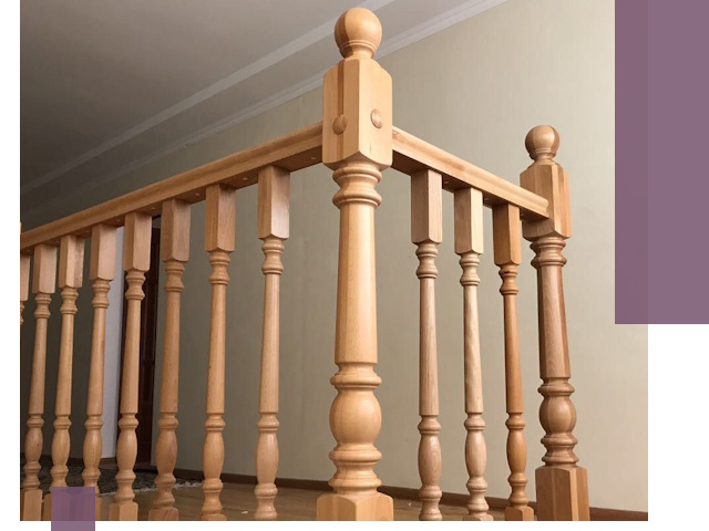 Деревянные перила на заказ в Нижнем Тагиле: монтаж и изготовление