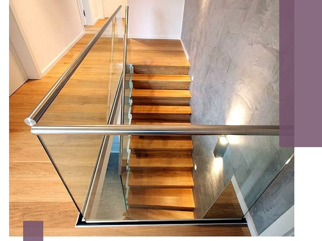 Перила для лестницы в доме — изготовление и монтаж в Нижнем Тагиле