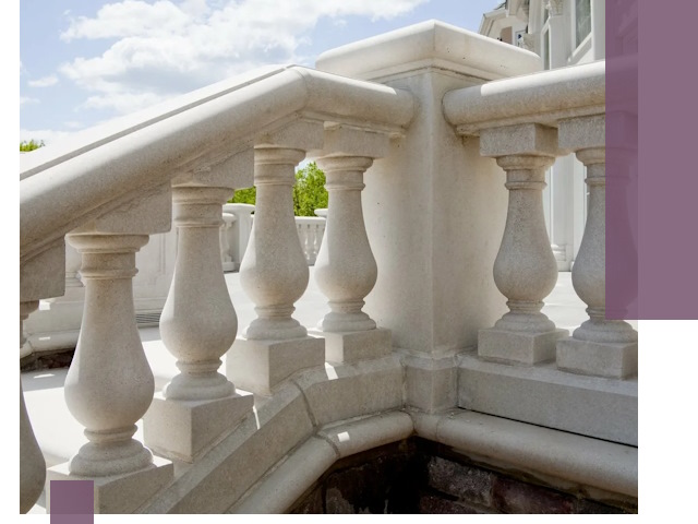 Балюстрады из металла и камня под ключ в Нижнем Тагиле