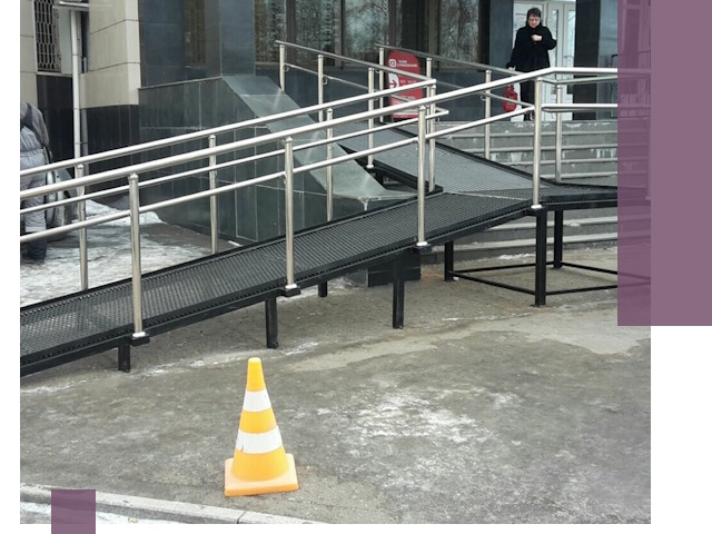 Стационарные пандусы под ключ в Нижнем Тагиле — изготовление и монтаж