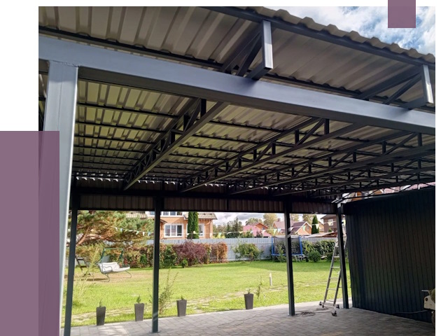 Монтаж навесов в Нижнем Тагиле от 7494 руб. — установка навеса | ПРОЛЁТ-Нжн