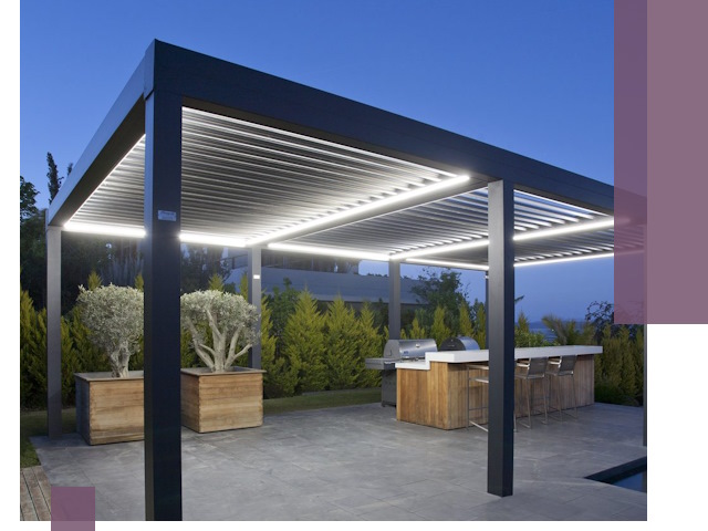 Навесы отдельно стоящие под ключ в Нижнем Тагиле из металла и поликарбоната