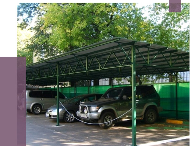 Навесы для парковки в Нижнем Тагиле от 81711 руб. заказать | ПРОЛЁТ-Нжн