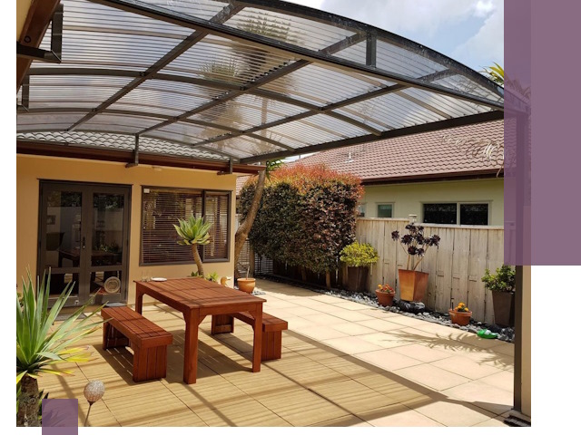 Навесы во двор под ключ в Нижнем Тагиле — изготовление и монтаж