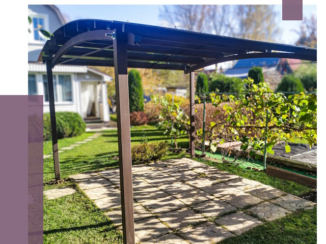 Навесы для дачи в Нижнем Тагиле от 12959 руб. под ключ — ПРОЛЁТ-Нжн