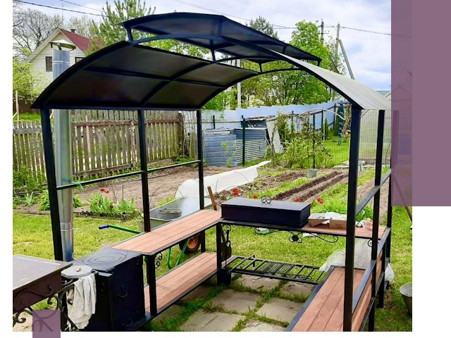 Навесы для барбекю в Нижнем Тагиле: изготовление, монтаж и демонтаж