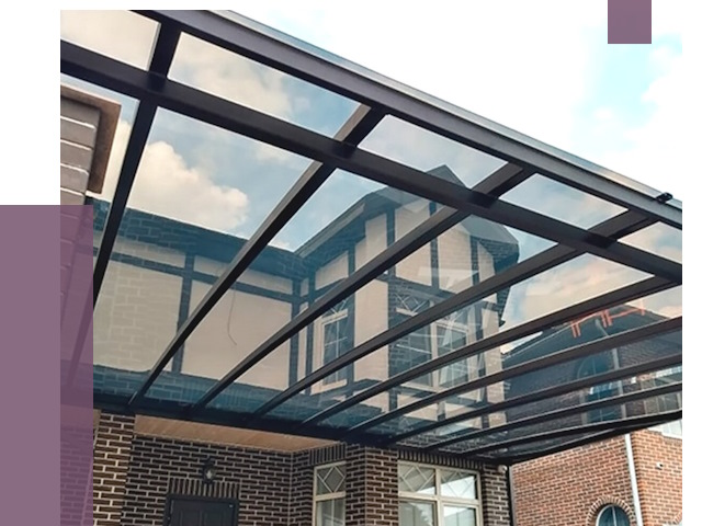 Навесы из поликарбоната в Нижнем Тагиле от 8764 руб. под ключ — ПРОЛЁТ-Нжн