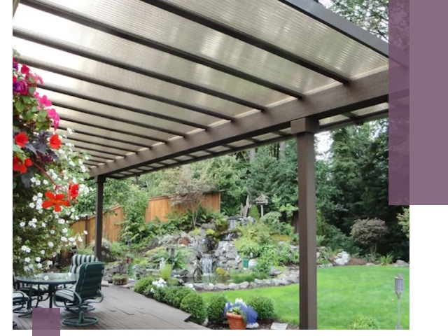 Навесы из поликарбоната под ключ в Нижнем Тагиле быстро и надёжно