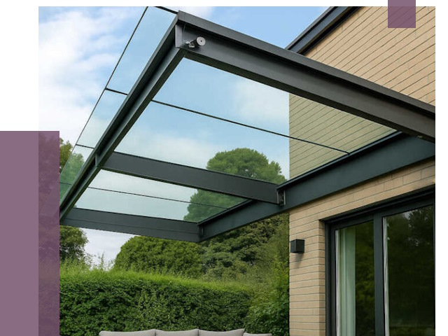 Стеклянные навесы и козырьки в Нижнем Тагиле от 12491 руб.