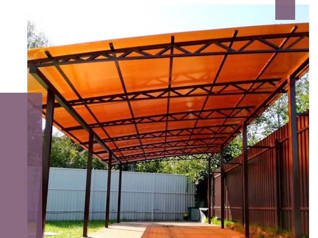 Односкатные навесы под ключ в Нижнем Тагиле от 13376 руб. 