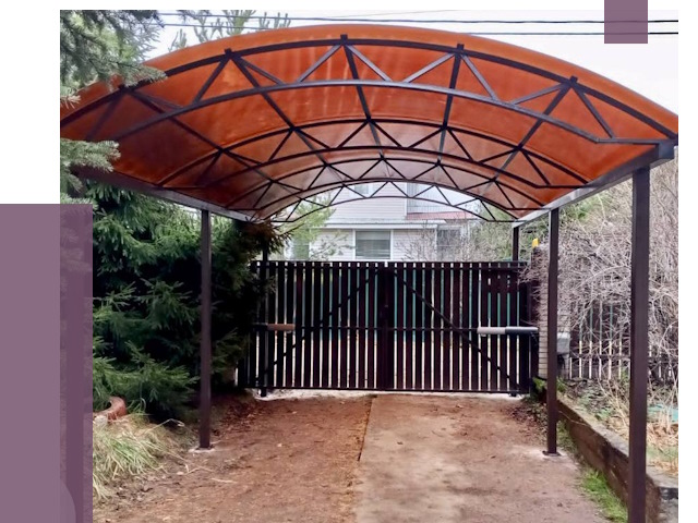 Арочные навесы в Нижнем Тагиле от 12959 руб. — изготовление и монтаж | ПРОЛЁТ-Нжн