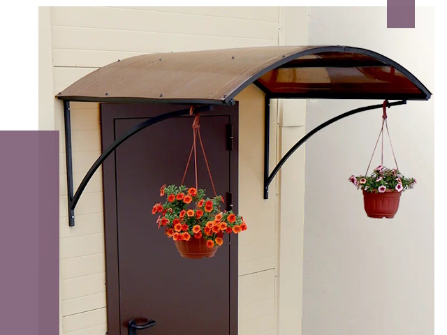 Козырьки над входом в Нижнем Тагиле от 15093 руб.  | ПРОЛЁТ-Нжн