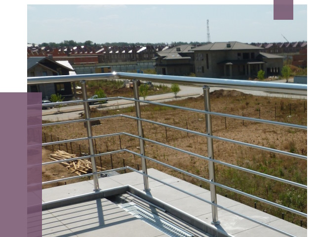 Парапеты из нержавеющей стали в Нижнем Тагиле от 8119 руб. за м² | ПРОЛЁТ-Нжн