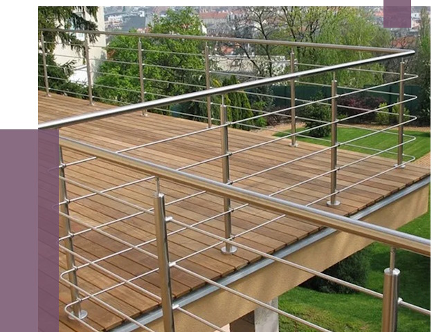 Алюминиевые парапеты в Нижнем Тагиле под ключ от 7911 руб. 