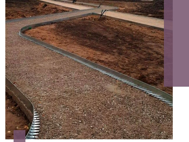 Металлические бордюры под ключ в Нижнем Тагиле — изготовление и монтаж