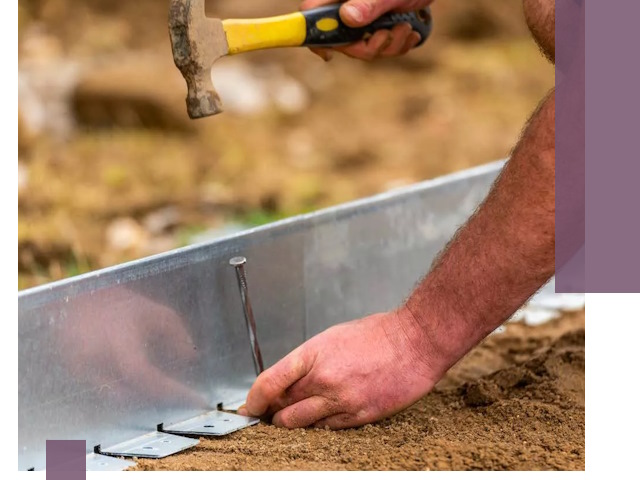 Монтаж металлических бордюров в Нижнем Тагиле быстро и качественно