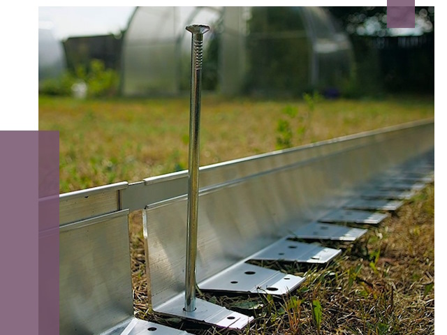 Металлические бордюры для газона в Нижнем Тагиле от 4372 руб. | ПРОЛЁТ-Нжн