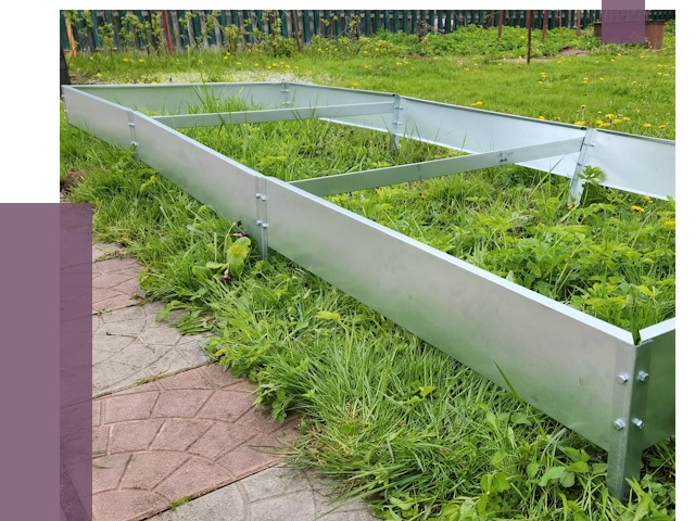 Металлические бордюры для грядок в Нижнем Тагиле от 1822 руб. 