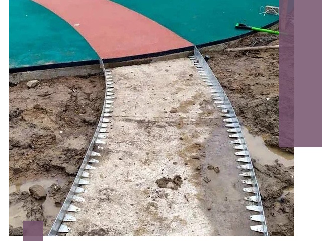 Металлические бордюры для дорожек в Нижнем Тагиле — монтаж и изготовление