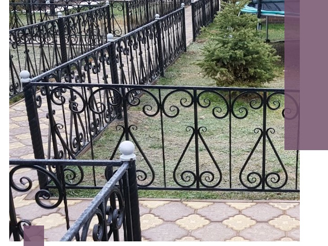 Кованые газонные ограждения под ключ в Нижнем Тагиле