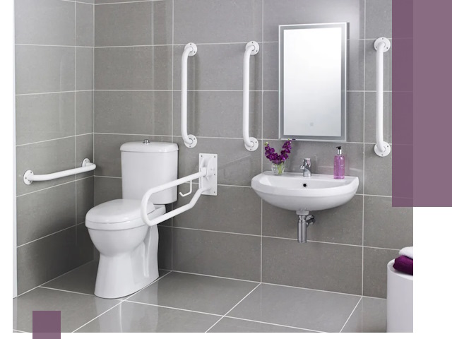 Поручни для санузлов в Нижнем Тагиле: установка, ремонт и монтаж